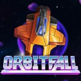 Orbitfall logo by ELK Studios at Vegasino Casino
